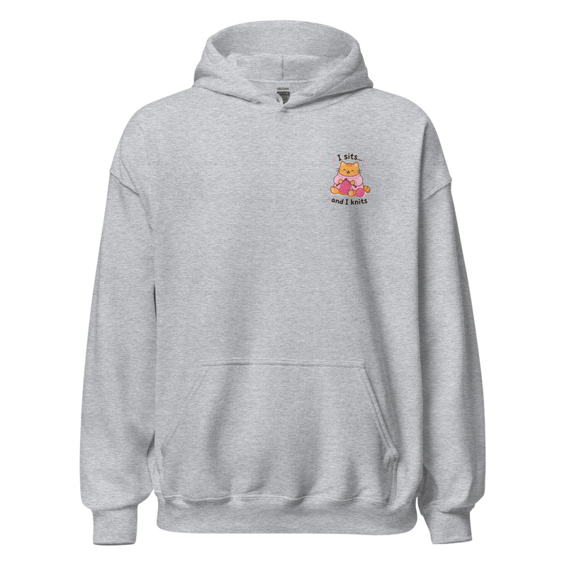 Ginger Cat Knitting Hoodie – Image 8