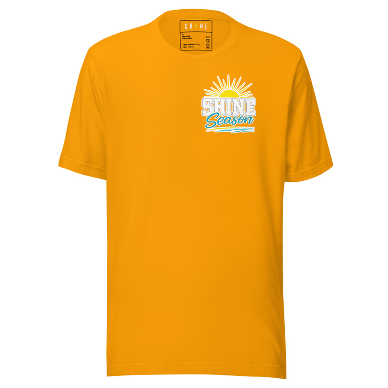 SHINE Season T-shirt – 3XL, Gold