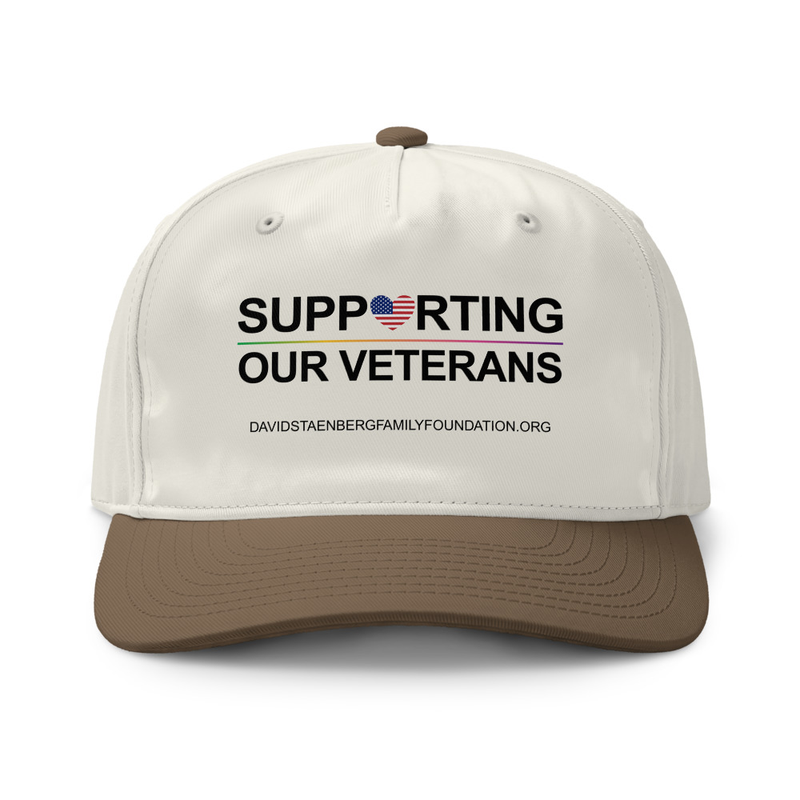 Class two-tone cap | Veteran's Day v1 – One size, Natural / Walnut