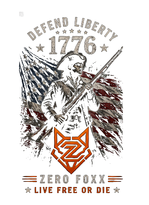 1776 — Defend Liberty | Double-Sided Tee — Front Print