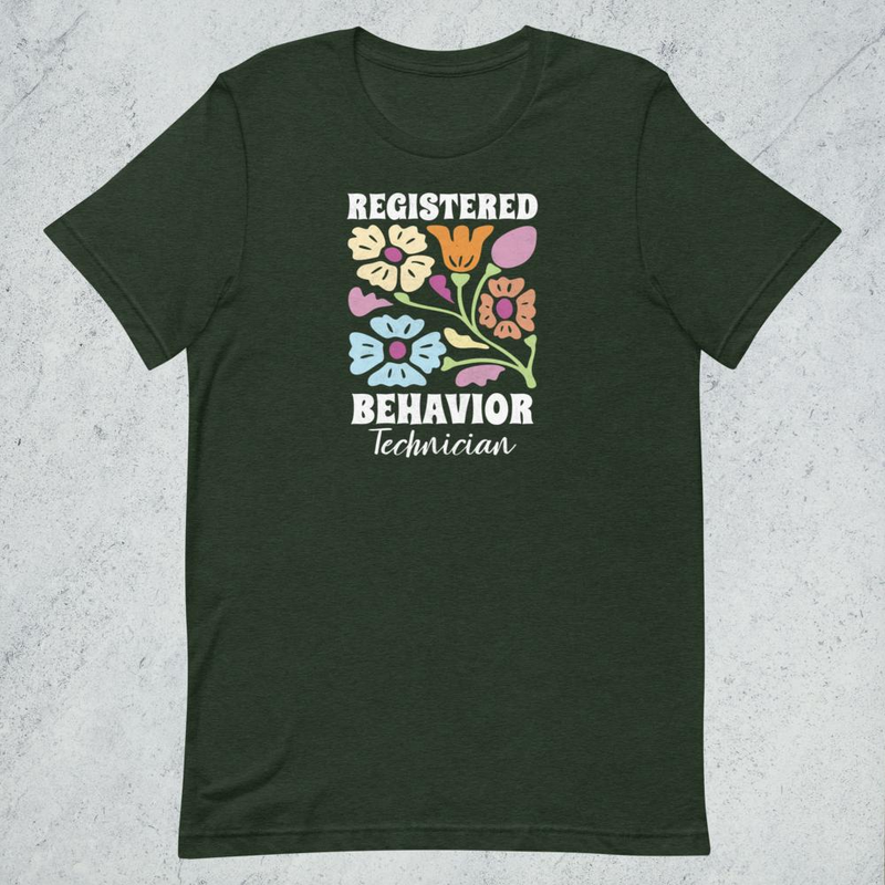 Registred Behavior Technician Funny Nurse Unisex t-shirt mockup 7
