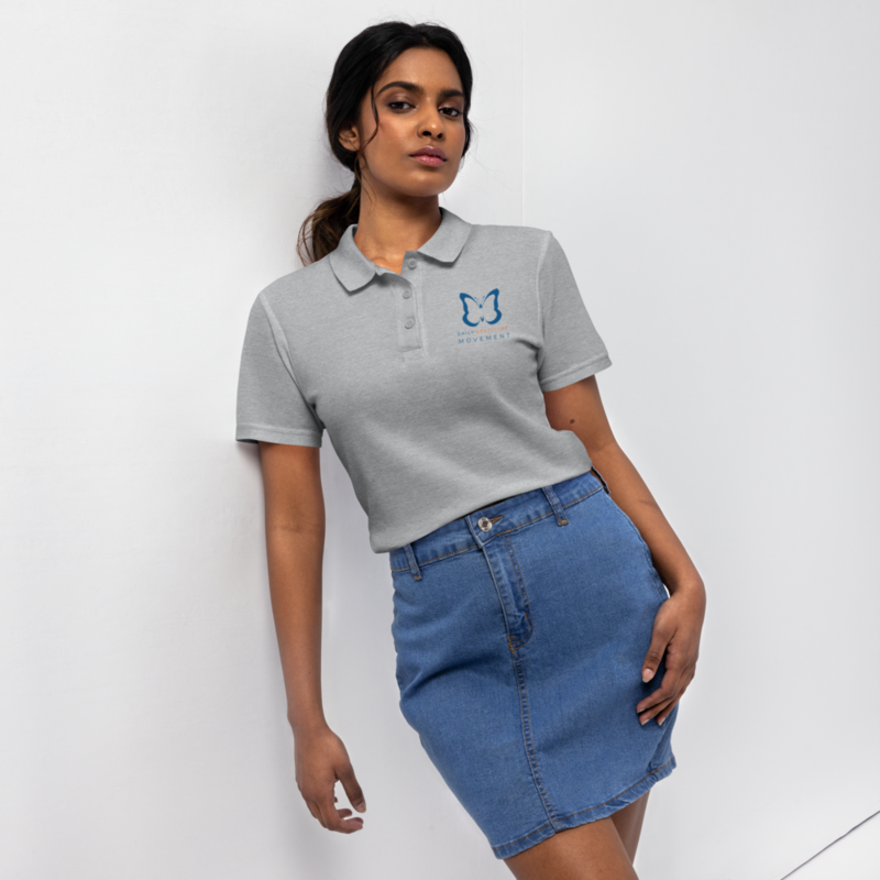 DGM Women’s pique polo shirt
