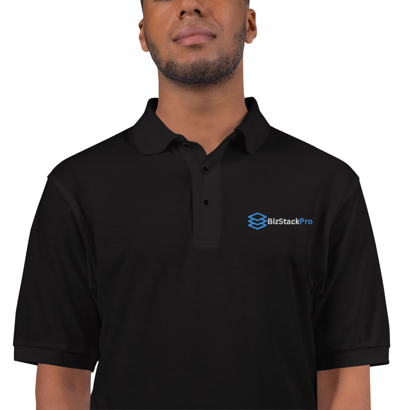 BizStackPro Men's Premium Polo