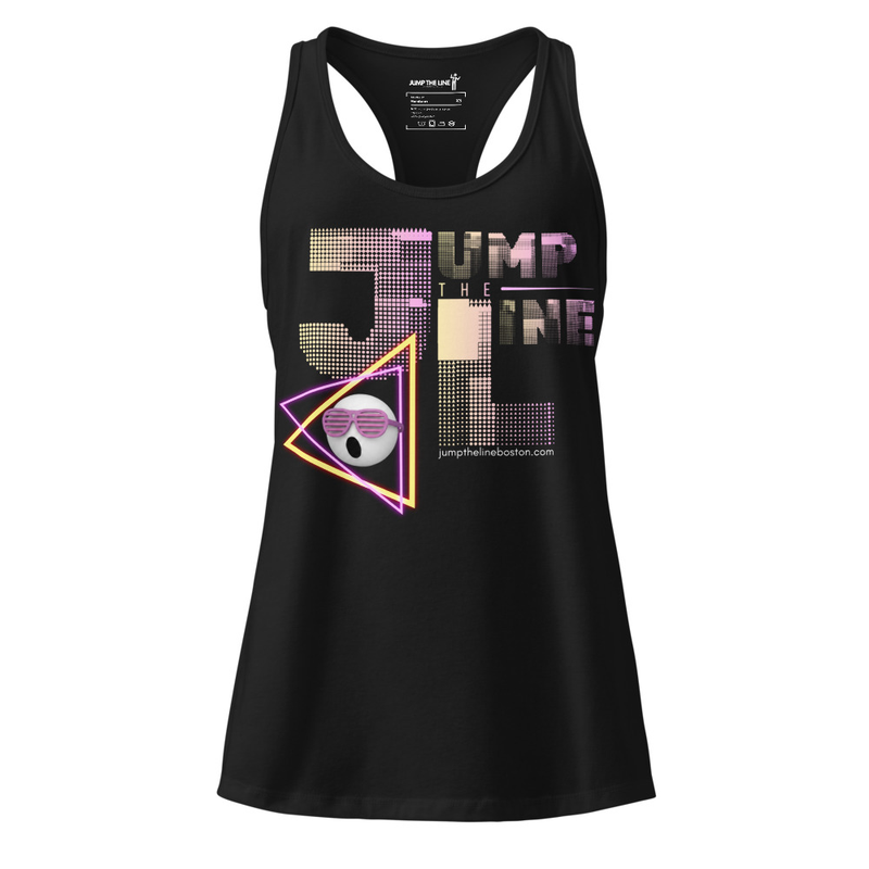 Women’s Fitted Racerback Tank Top - 80s Ty - Next Level 1533