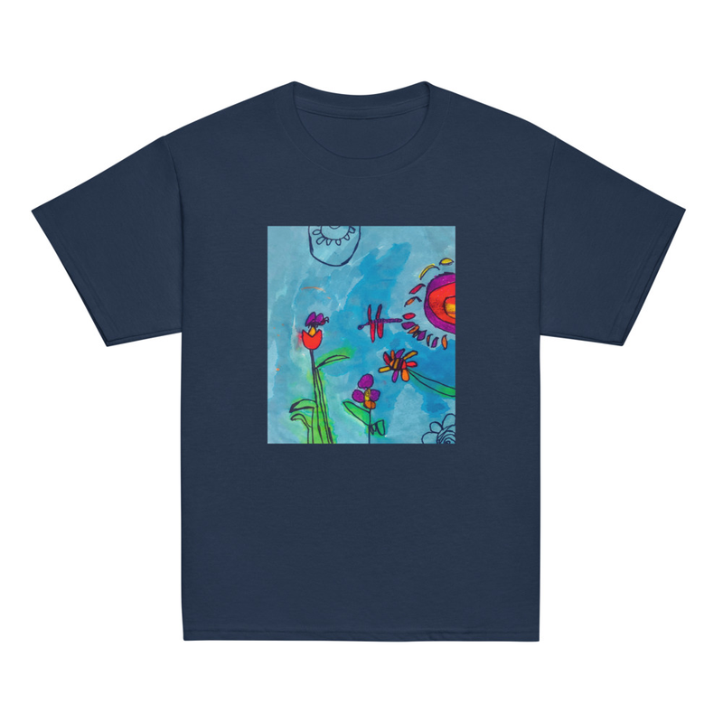 The Flowers - Youth Tee – XS, Navy