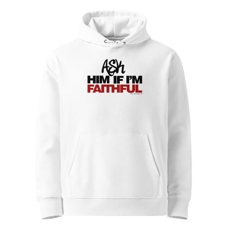 Faithful Woman - Essential Eco Hoodie – S, White