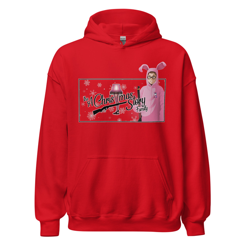 Pink Bunny Nostalgia Hoodie — Custom Made by: A Christmas Story Family™