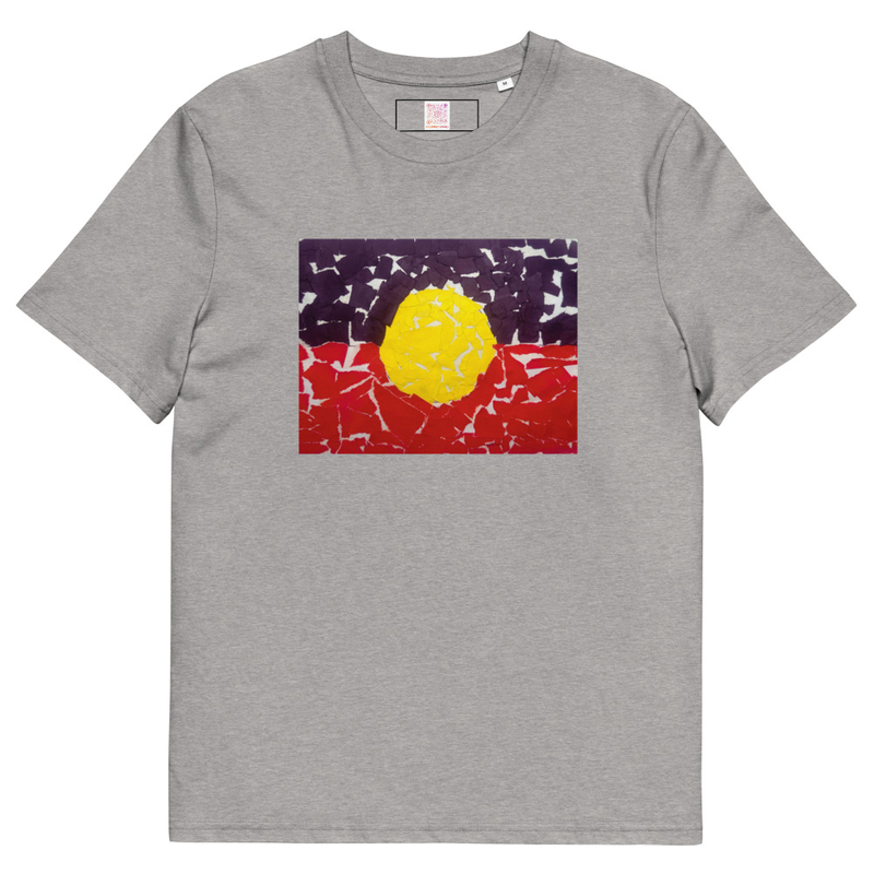 Aboriginal Flag - Unisex Organic Cotton Tee – Image 9