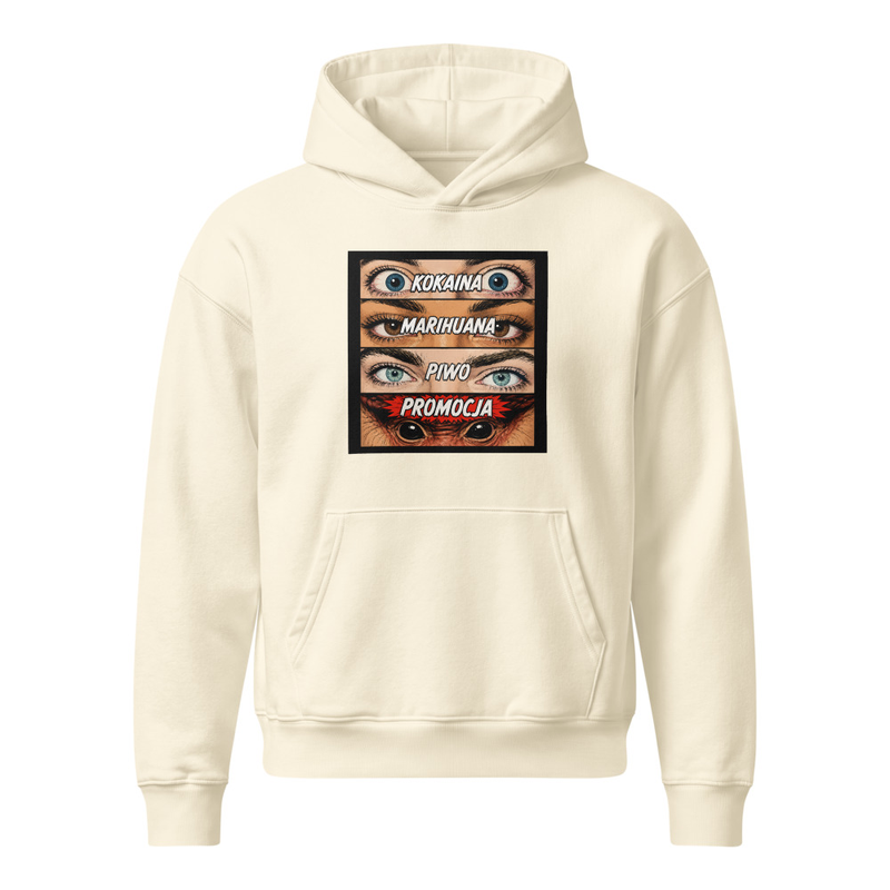 Bluza z Kapturem "Magia Promocji" - kolor Cream