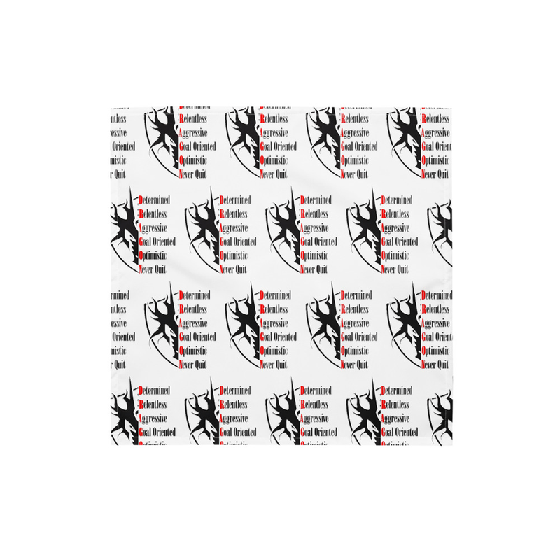 White All-over print bandana