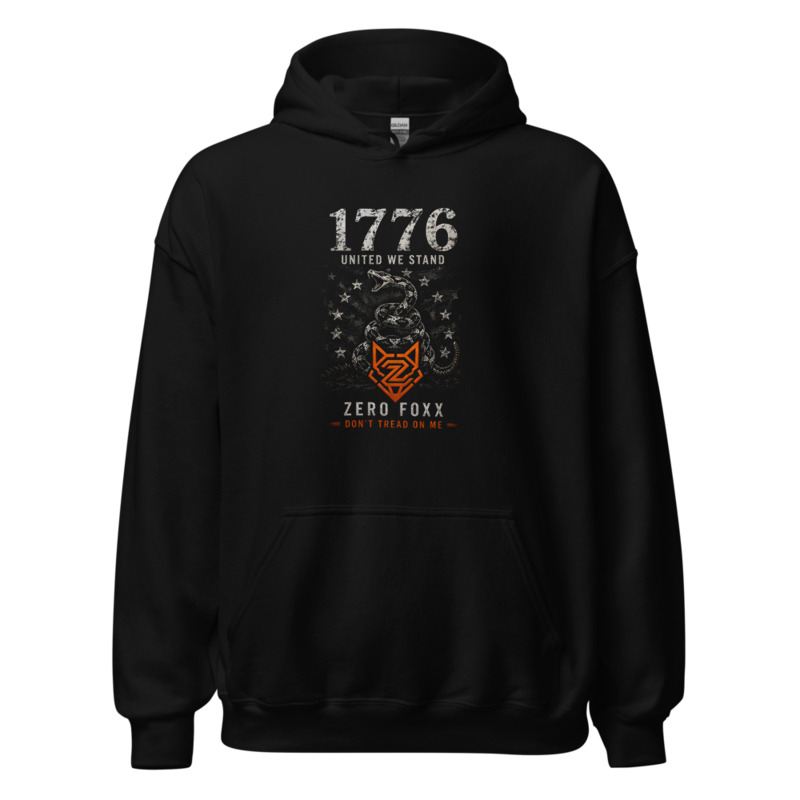 1776 — United We Stand | Hoodie — Black / S