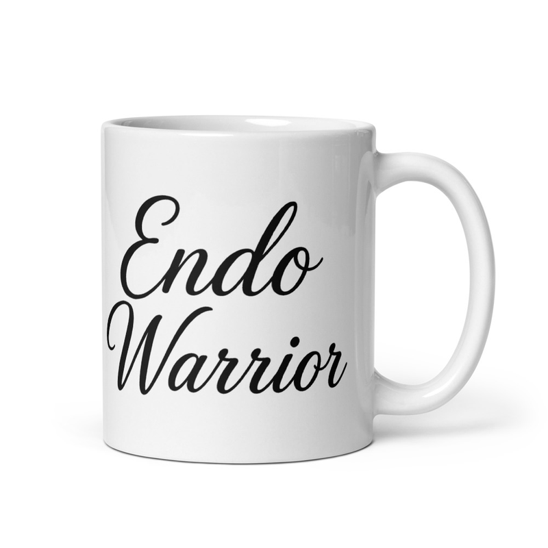 Endo Warrior White Glossy Mug