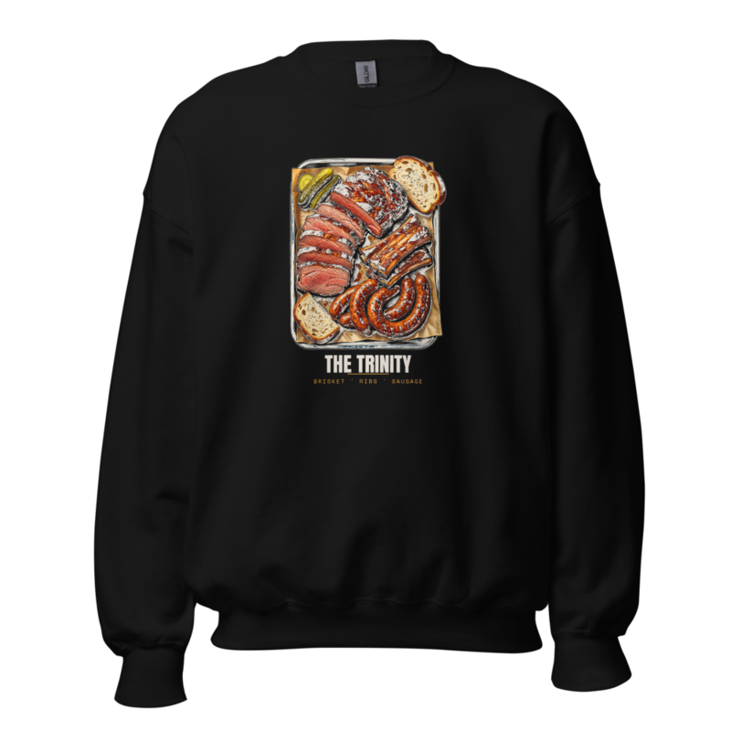 The Trinity Crewneck — BBQ merch