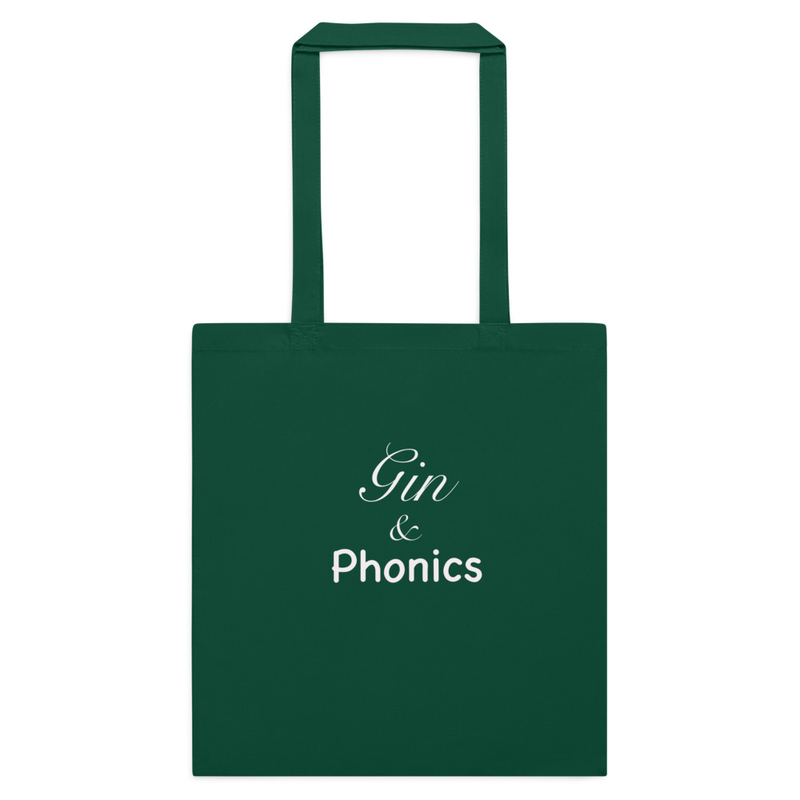 Cotton colour tote bag - Gin & Phonics – One size, Bottle Green