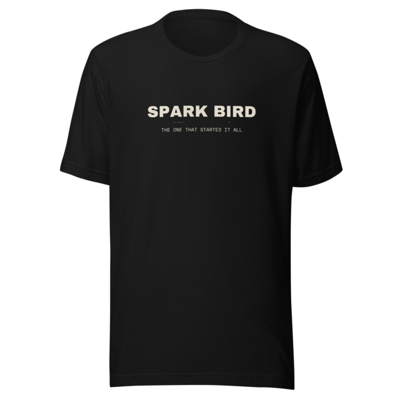 SPARK BIRD Tee mockup
