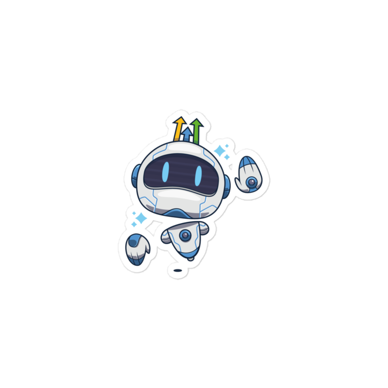 Bot Bubble-free stickers
