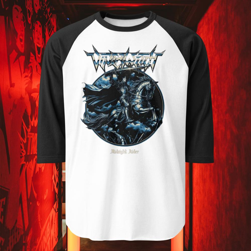 3\4 Baseball Tee - Midnight Rider (Unisex)