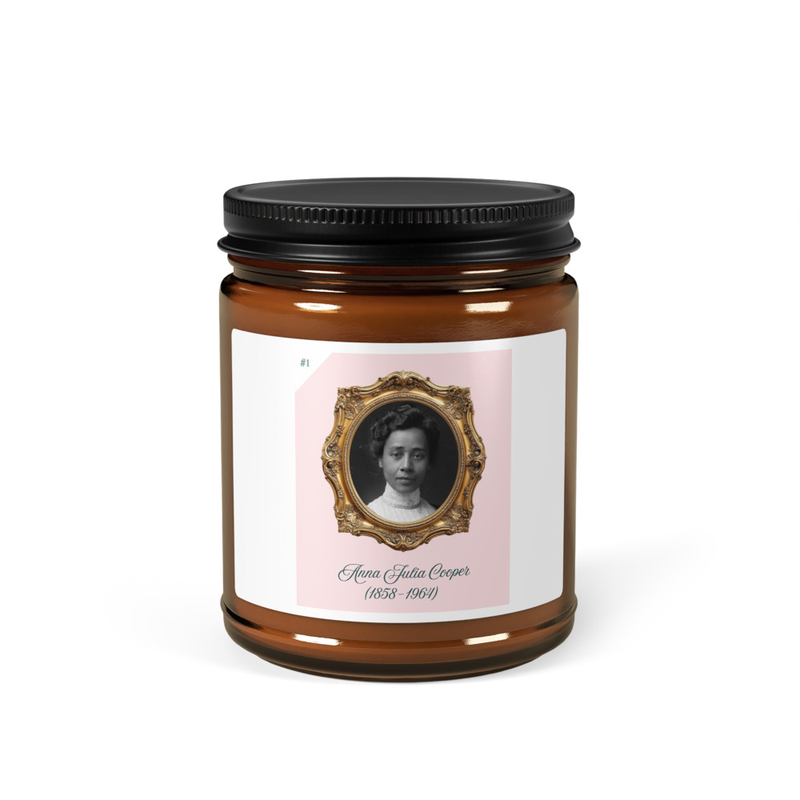 Anna Julia Cooper - Amber Jar Soy Candle – Image 2