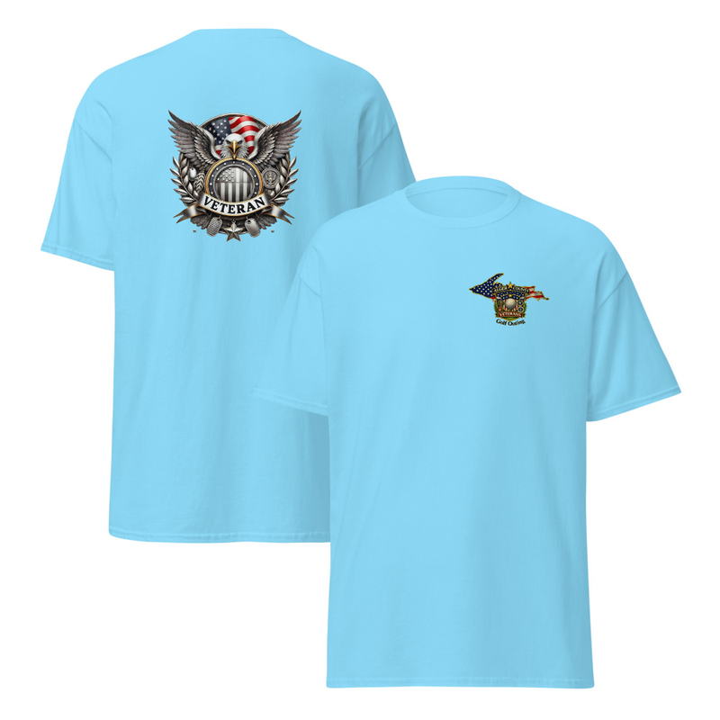 Alger County Veteran Unisex classic tee – S, Sky