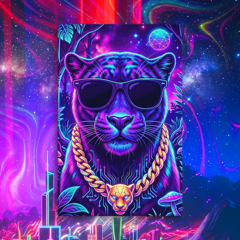 Panther Canvas - Panther Canvas / 26″×40″