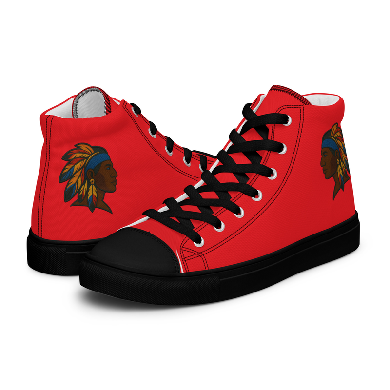 TecumseH high top canvas shoes