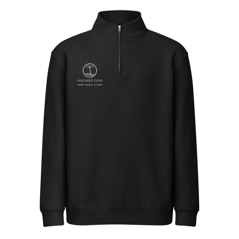 Coconut Cove Embroidered Premium 1/4 Zip Sweatshirt