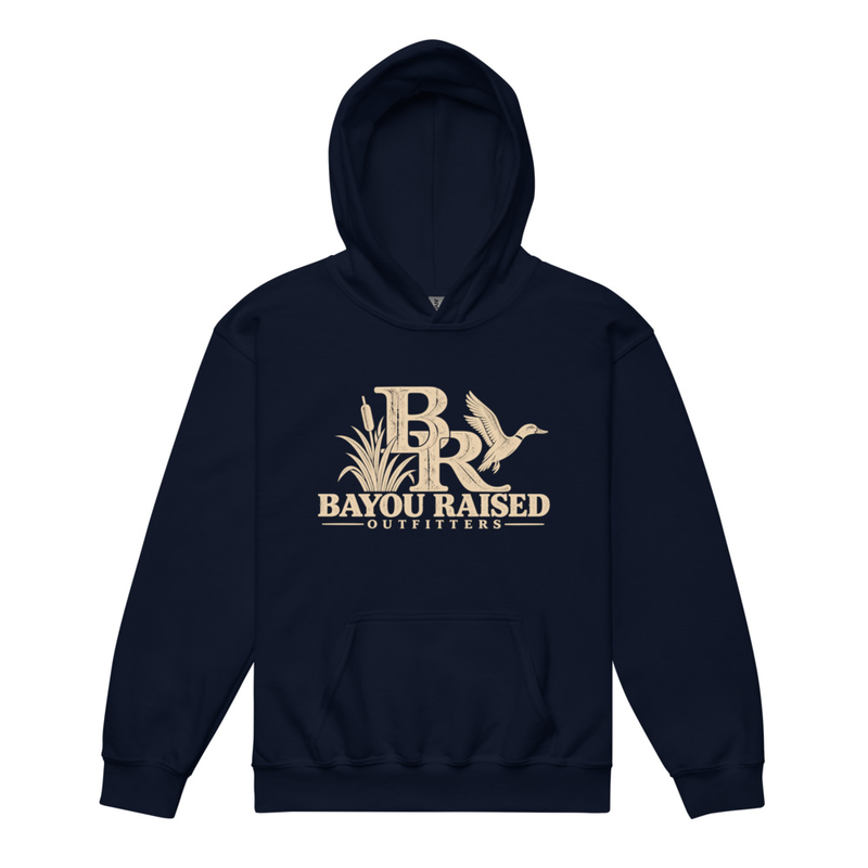 Youth Bayou Raised Logo Hoodie view 2 of 4