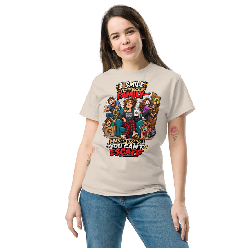 You can't scape - Unisex classic tee – XL, Natural