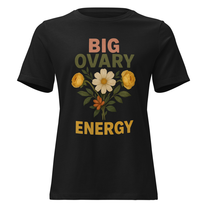 Big Ovary Energy v2 - Women’s t-shirt – S, Black