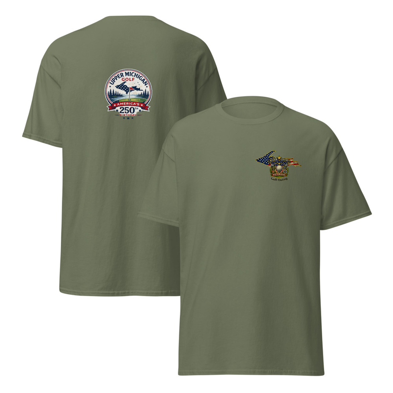Alger County Veteran's Golf Outing Logo #6 Unisex classic tee