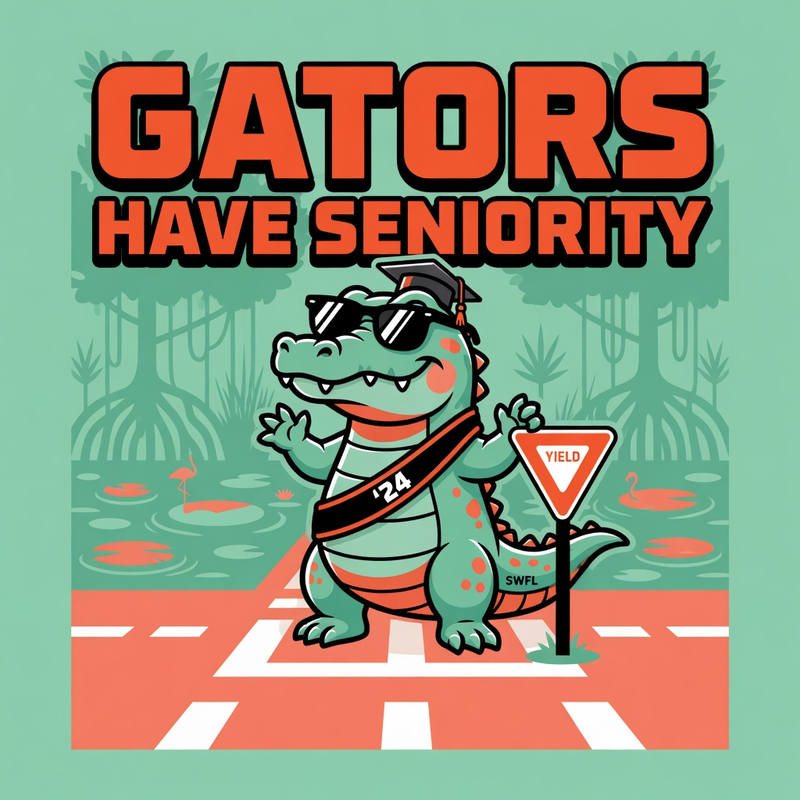 [WIP] Gators Have Seniority Tee — Floof apparel