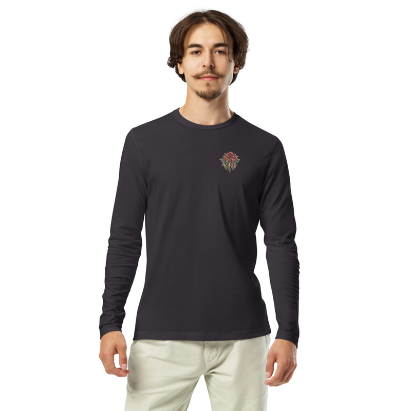 Richen Love Infinity Long Sleeve Fitted Crew
