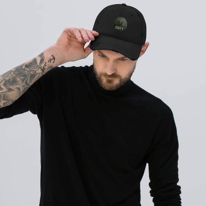Distressed Dad Hat - OBEY