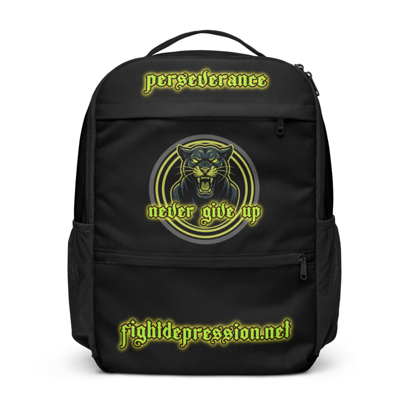 NEVER GIVE UP Utility backpack