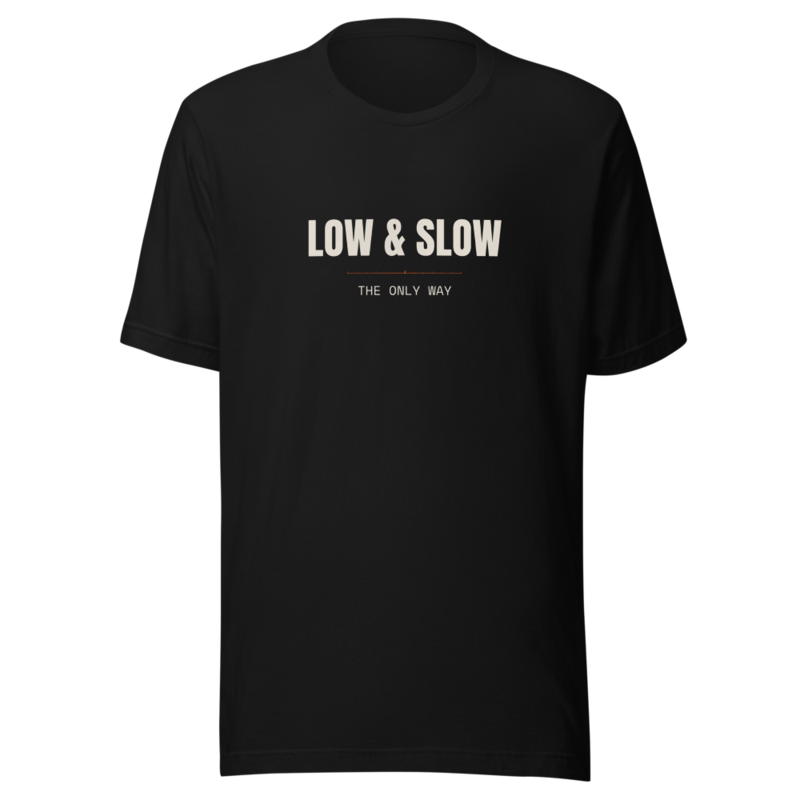 LOW & SLOW Tee mockup