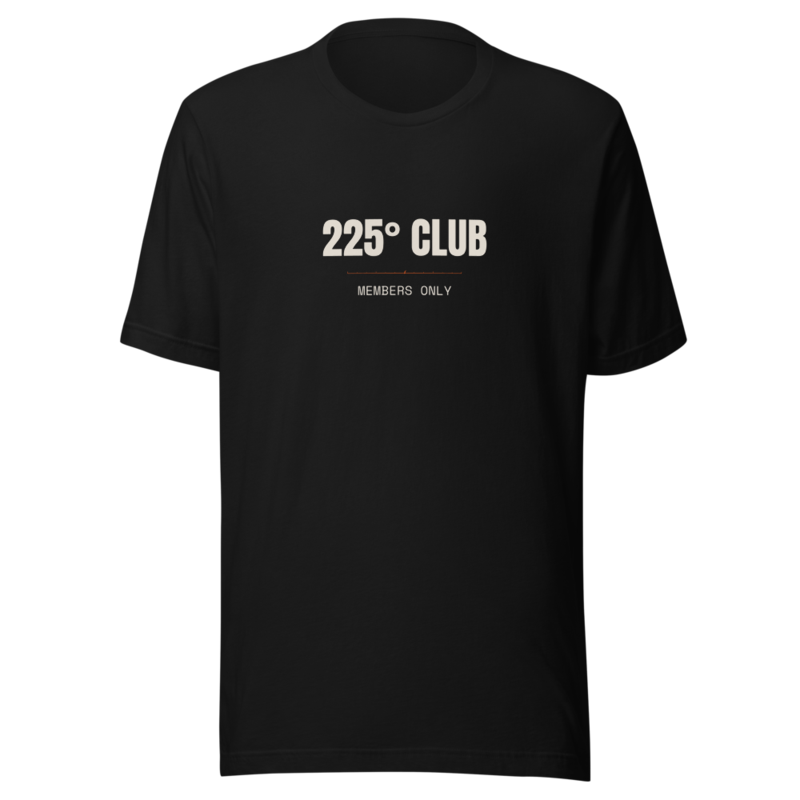 225° CLUB Tee mockup
