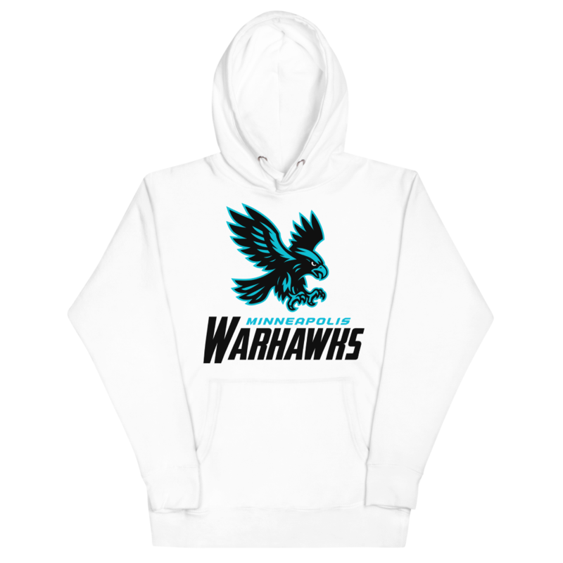 Minneapolis Warhawks - White Logo Hoodie