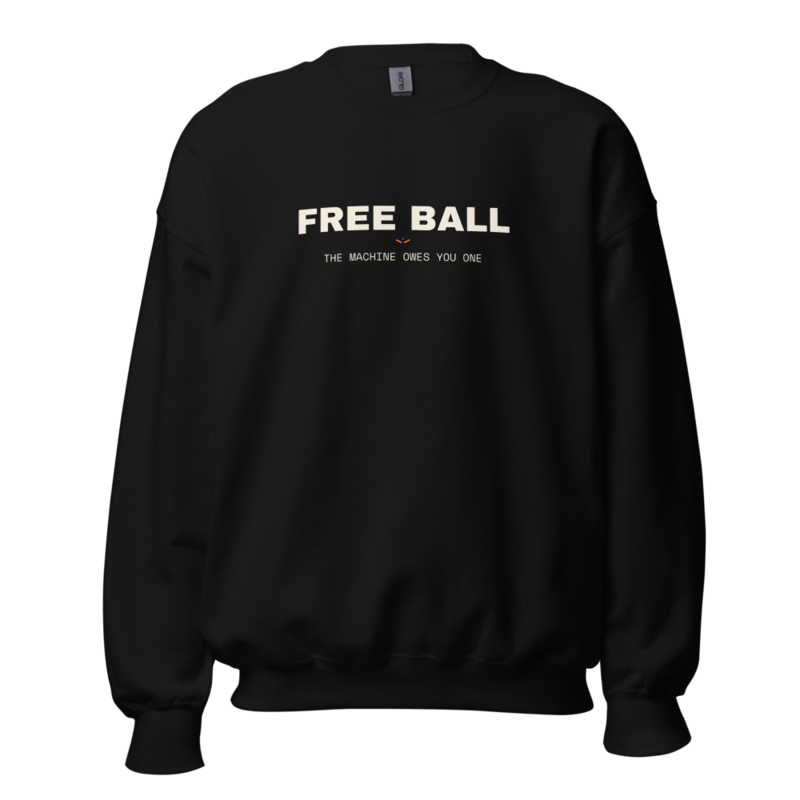 FREE BALL Crewneck mockup
