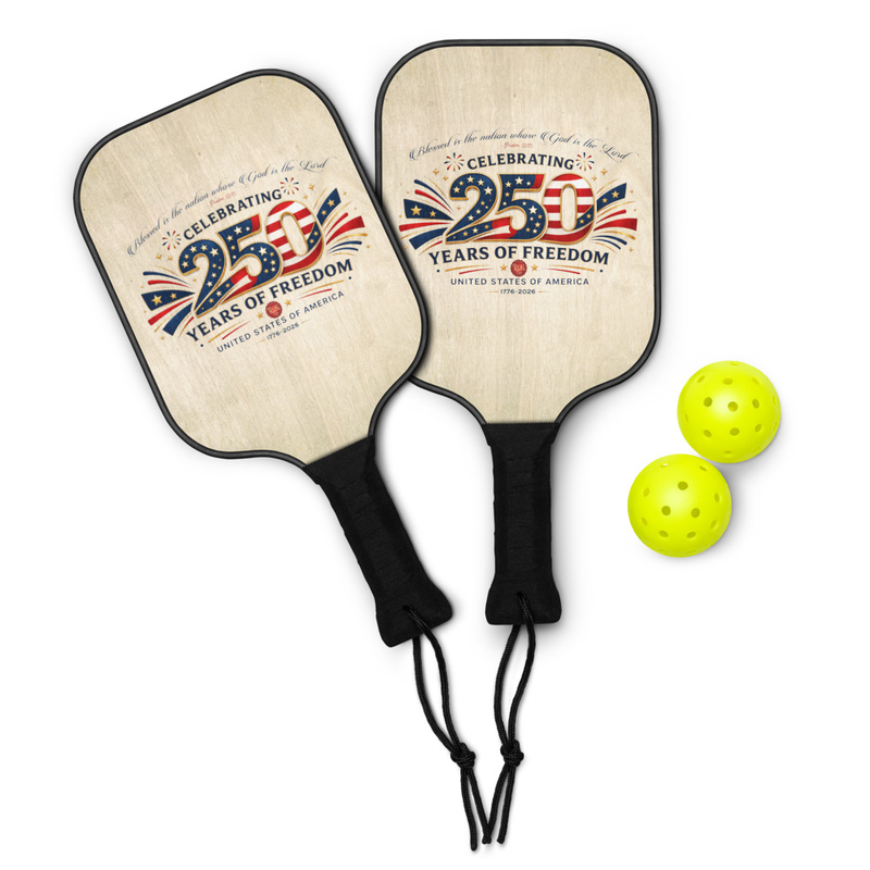 America's 250th Anniversary Pickleball paddle set