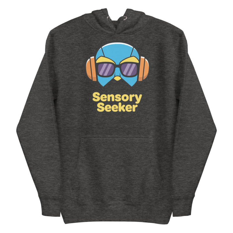 "Sensory Seeker" Premium Hoodie | Neurodivergent Cotton Heritage Sweatshirt | Autism ADHD Merch
