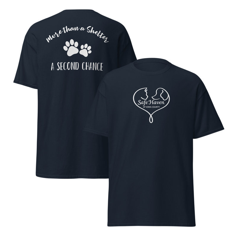 SHIC - Second Chance T-Shirt Unisex – S, Navy