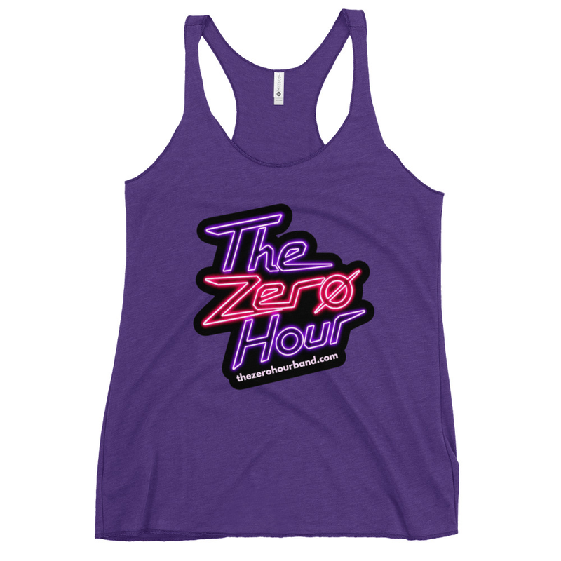 Women's Purple Racerback Tank