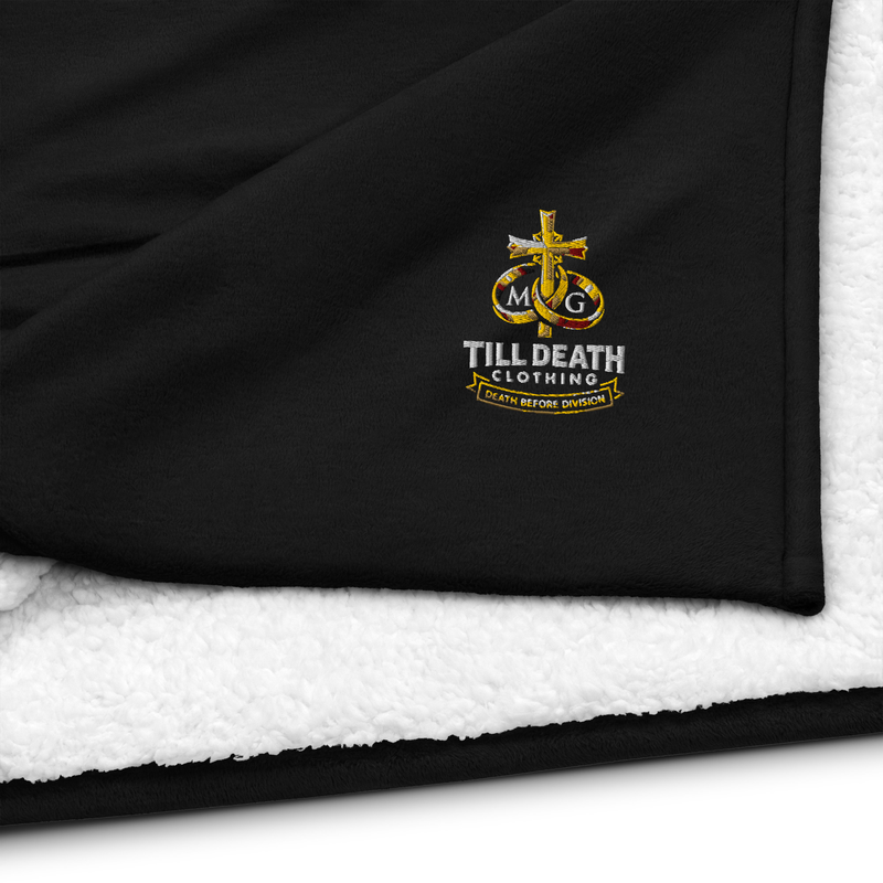 Till Death Do Us Part Premium Sherpa Blanket