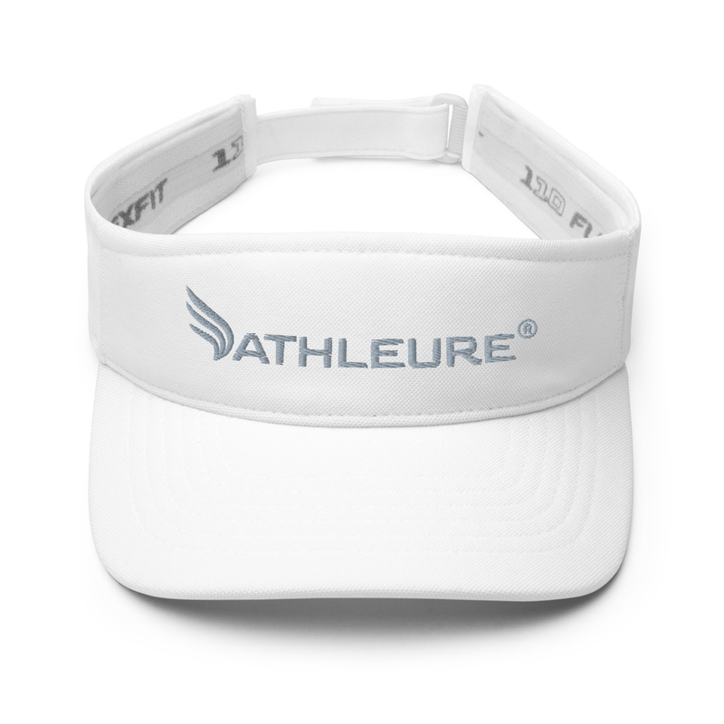ATHLEURE®  Flexfit Visor – One size, White