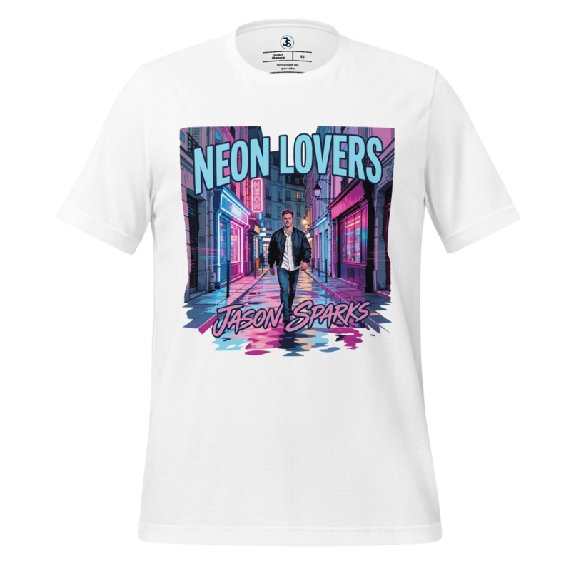 NEON LOVERS – Cinematic Streetlight T‑Shirt (Unisex)