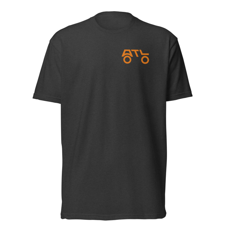 Brand Mark T-shirt  (F/R) - ORANGE Logo – Image 2