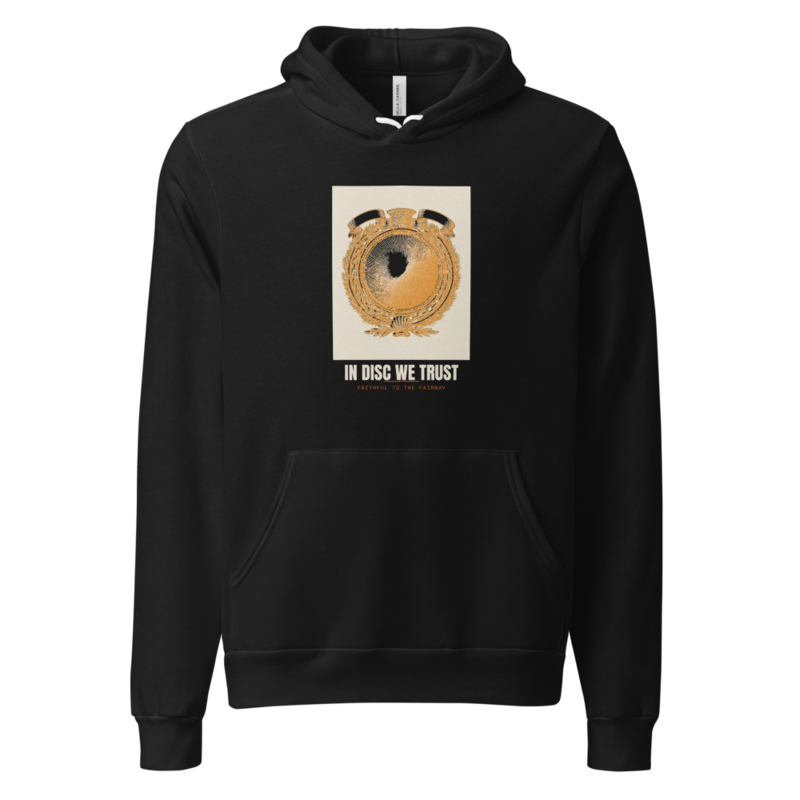 In Disc We Trust Hoodie mockup