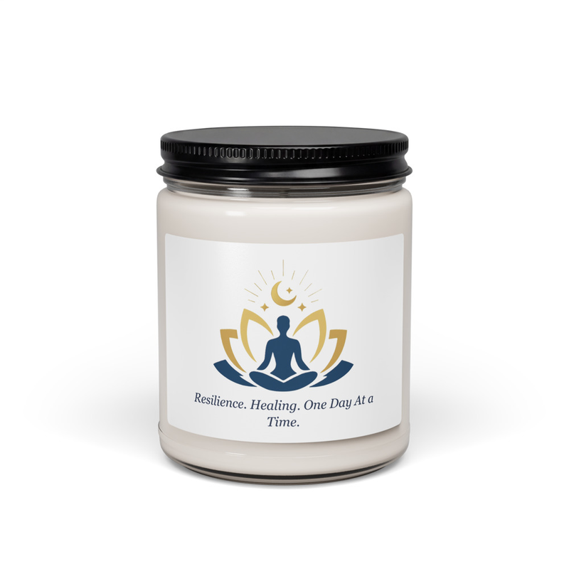 Resilience & Healing Scented soy candle- One Day At A Time