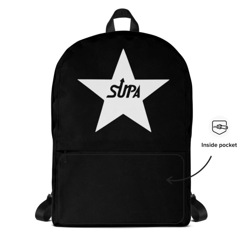 SUPA Logo Backpack in Black