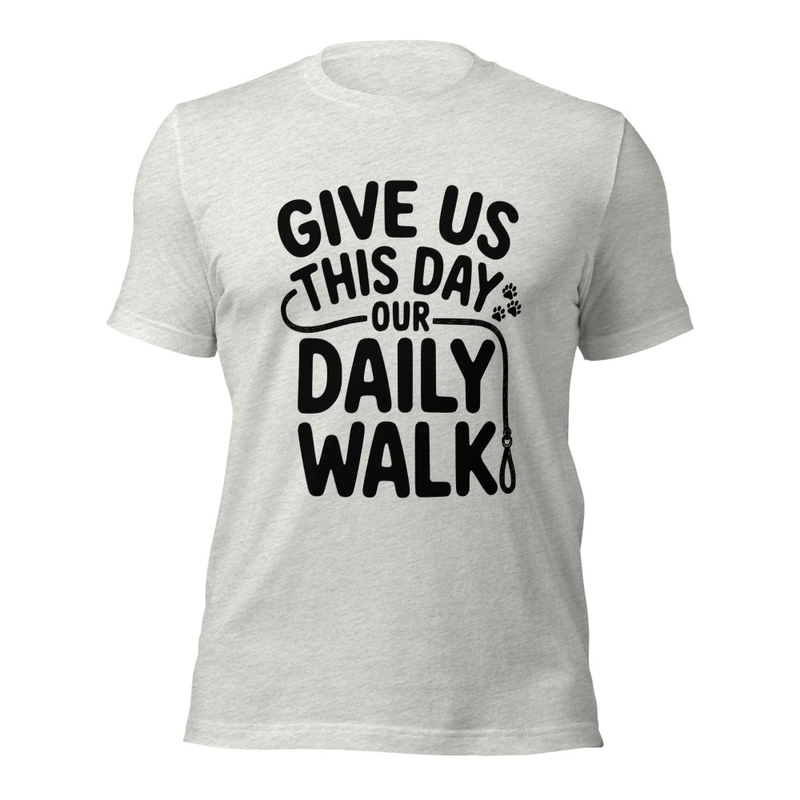 The Daily Walk Tee in Ash
